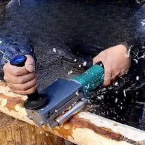 나무껍질 벗기는기계 자동대패 필링기 롤링기 벌목, 760W 전체 기계 세트, 1개
