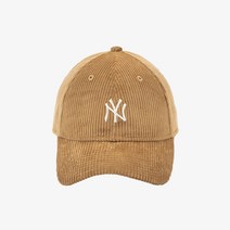 뉴에라 MLB 코듀로이 뉴욕 양키스 언스트럭쳐 볼캡 베이지 12866395, 없음