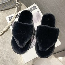 어그슬리퍼 럭셔리 홈 여성 겨울 따뜻한 플러시 침실 2022 패션 플랫 여성 신발 실내 숙녀 모피 하우스 슬라이드