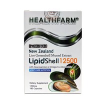 Healthfarm 헬스팜 뉴질랜드 초록홍합 12500 글루코사민 오메가3 아스타잔틴 함유 180캡슐, 1개, 1세트
