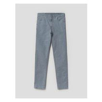 갤럭시 갤럭시 Lansmere 라이트 그레이 코튼 리넨 스트레치 데님 팬츠 (LA2221L212)