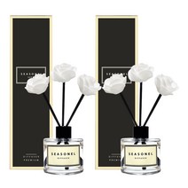 시즈넬 플라워 디퓨저 50ml 미니로즈 2세트, 바나나