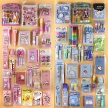 입학 문구디자인 남아 여아 새학기 입학 졸업 스페셜 몰랑 몰랑이 말랑 연필 모찌 12종 문구세트 문구필수품, 남아용