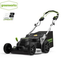 아세아관리기 미니관리기 소형트랙터 Greenworks-정원 잔디 깎는 기계 리튬 배터리 전기 푸시 형 제초기 수, 01 No Battery