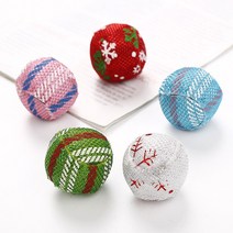 애완 동물 장난감 스마스 고양이 다채로운 탄력이 공 새끼 벨 마우스 대화 형 용품, 01 1pc Random Color