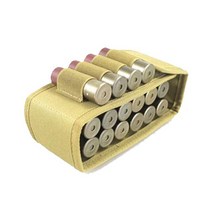 태닝머신 태닝기계 선텐기계 샷건 쉘 홀더는 16 개의 쉘을 보유하고 있습니다. 12 게이지/20G 접이식 리로, 01 Tan