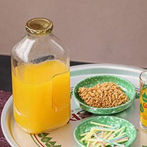 5개세트 추억의 쥬스병 보리차 오렌지쥬스 홈카페 유리병 달빛스토어, 500ml 5개 세트