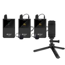 Debra DV UHF 무선 Lavalier/핸드 헬드 마이크 (오디오 모니터 포함) 50M 범위 (전화 용) DSLR 카메라 라이, 06 DV02-bracket