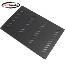 NETmate 서버랙 고정선반(블랙), 본상품선택