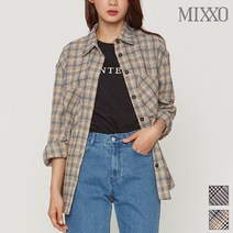 미쏘 미쏘 체크 셔츠 아우터_MIWJJ9321S