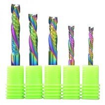 도마세트 실리콘도마 대나무도마1pcs 3.175/4/5/6/8mm 2 플루트 위아래 컷 dlc 코팅 밀링 커터 우드 파티클, 04 4x22x45L