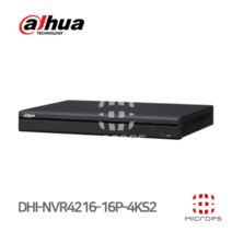 다후아C Dahua NVR4216-16P-4KS2/L(무지) 8MP(4K) 16채널 2BAY CCTV녹화기 HDD별도