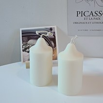 오브제캔들 필라캔들 7종 모음 더네이처하우스, 블랙베리앤베이, 5.뚱 크레파스(150g 5x10cm)