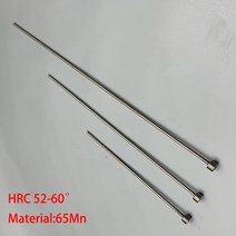 고정핀 R핀 스냅핀 3mm OD 3*100 150 200 250 3x10 0 65Mn 다이 골무 HRC60 원형 팁 플라스틱 사출 금형 스트레이트 펀칭 이젝터 핀105112, 한개옵션1, 03 20 Pieces 3x200mm