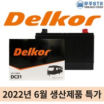 델코 DC31 딥싸이클 밧데리 캠핑카 배터리 2022년 6월 생산제품 특가할인, 미반납