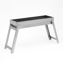 올스텐 간편설치 꼬치구이 화로대 58X20.5CM 화목난로 숯불구이 화덕 바베큐파티 오토캠핑그리들 낭만