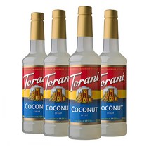 토라니 코코넛 시럽 750ml 4팩 Torani Syrup Coconut 25.4 Ounce (Pack of 4)