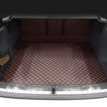 카프트 BMW X4 20i 20d 30d m40i 트렁크매트 프리미엄 퀄팅 가죽 차박, 브라운