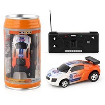 RC Car 4 색 RC 자동차 상자 크리 에이 티브 미니 라디오 원격 제어 라이트 마이크로 레이싱 장난감 소년 아이 선물, 주황색