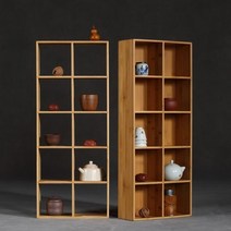 다완장 찻잔장식장 원목 홈카페 머그잔 수납장 북유럽감성, 그리드 6