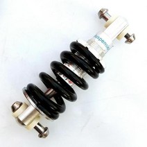 자전거 서스펜션 포크 쇼바 스프링안장 1pc 자전거 충격 흡수기 접는 산악 MTB 중앙 프레임 후면 스프링 액, 06 Black 750lb x150mm