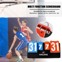 전자 점수판 전광판 운동회 대형LED전광판 농구 축구 배구 점수 판 스포츠 경쟁 4 자리 보드, 1개