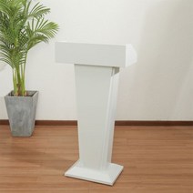 스테인리스 스틸 단상 교회강대상 연단 고급 강의대 강연대 크리스탈 연설대 사회대, 다마이 화이트