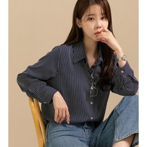 E:DEL [66-120] 에델 줄리드 블라우스 빅사이즈 여성의류