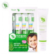 TS 착한 미백치약 150g + TS 칫솔 4개