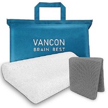 VANCON 브레인 레스트 베개 Kuuki 에어 코골이 방지 일본직송, 회색
