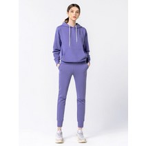 아키클래식 동아쇼핑점 여성 데일리 트레이닝복 아이콘 로고 후드 조거팬츠 세트 프렌치라일락 AKAHAUW206222