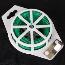 식물고정 빵끈 100m 트위스트타이 원예용끈 타이 철심끈, 1개