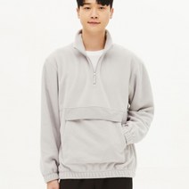 탑텐 22 FW 공용 폴라플리스 반집업 포켓 티셔츠 LGR