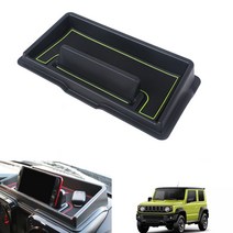 Suzuki Jimny 2019 자동차 전면 대시 보드 주최자 전화 카드 키 홀더 운전자 승객 용 자동차 도우미, 형광 녹색