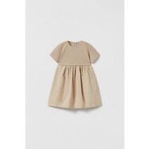 자라 키즈 ZARA KIDS 스트럭처 콤비 원피스 245460