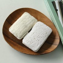 천연 생분해 식물 수세미 스펀지 친환경 핸드메이드 헹굼 설거지 제로웨이스트 2개입 4개입