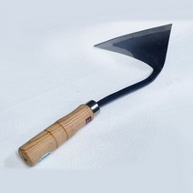 대원 삼각 호미 주물 가공 나무 손잡이 평탄 절단용 #992EA 아이리스, 본상품선택