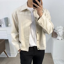 구스마켓 남성용 깔끔한 심플 트러커자켓