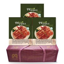 미트라인 양념포크 선물세트 1kg 3팩 무배 양념갈비 추천 파는곳, 상세페이지 참조