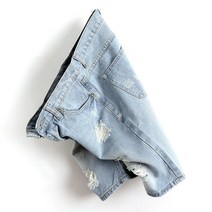 비브레이커스 디스트로이드 데님 난스판 (28-36) 5부 청 반바지 US30타입7