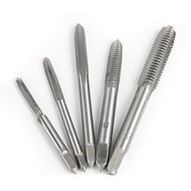 5pcs Hss 기계 나사 스레드 메트릭 플러그 탭 3mm 4mm 5mm 6mm 8mm M3-M8 세트 키트 드릴 M3 M4 M5 M6 M8, [02] 은