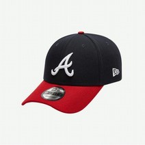 뉴에라 940 MLB 핀치히터 애틀란타 브레이브스 볼캡 네이비 12033053