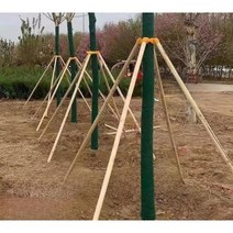 사과나무 지주대 과수 받침대 지지목 지지대 수목, 길이 1.87m 지름 3.5cm 3개 10세트