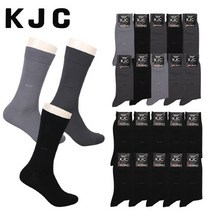 보슈아 [KJC]신사-무지정장양말10족검정/색택1/비지니스정장[0373]