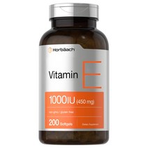 Horbaach Vitamin E 호바흐 비타민 E 1000IU 200소프트젤