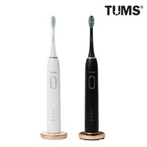 텀스 딥클린 스마트 음파 전동칫솔, 블랙