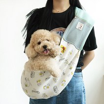 [도그러브]-22년 신제품-패리스독-피너츠팀슬링 견주님도 댕댕이도 모두 편안한 슬링백