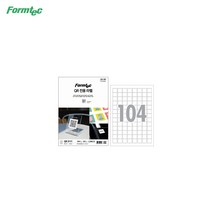 [이에스몰]QR전용 라벨 104칸 QR-3111 20매 폼텍-1124EA, [ES] 본상품선택