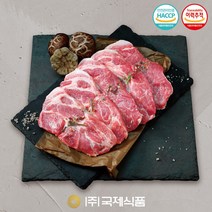 [국제식품] 우리돼지 한돈 냉장 목살 400g(구이용 바베큐용), 1개