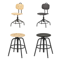 이케아 KULLABERG 쿨라베리 회전의자 스툴, 블랙 303.636.50